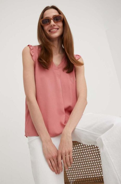 Блузка Answear Lab жіноча колір червоний однотонна (3242659)