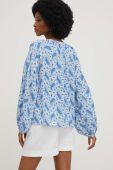 Сорочка Answear Lab жіноча візерунок колір блакитний