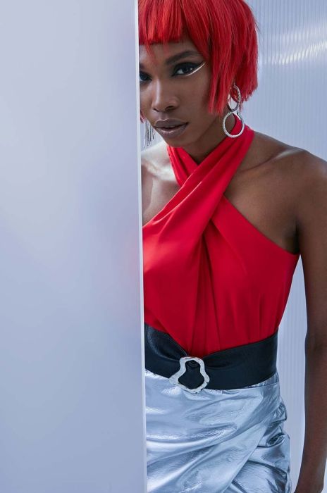 Блузка Answear Lab жіноча колір червоний однотонна (3167987)