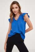 Блузка Answear Lab жіноча однотонна колір блакитний (3380222)