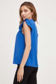 Блузка Answear Lab жіноча однотонна колір блакитний (3380222)