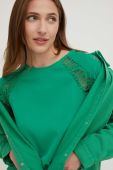 Блузка Answear Lab жіноча колір зелений однотонна (3217432)