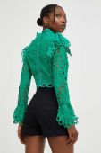 Блузка Answear Lab жіноча колір зелений однотонна (3286587)