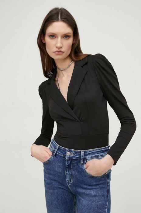 Боді Answear Lab колір чорний однотонна (3005305)