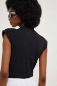 Боді Answear Lab колір чорний з аплікацією (3289283)