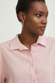 Сорочка Answear Lab жіноча колір рожевий relaxed класичний комір (2949051)