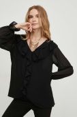 Блузка Answear Lab жіноча колір чорний