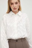 Сорочка Answear Lab жіноча колір білий relaxed класичний комір (3118536)
