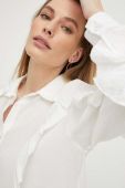 Сорочка Answear Lab жіноча колір білий relaxed класичний комір (3141700)