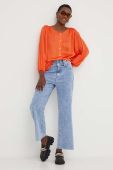 Сорочка Answear Lab жіноча колір помаранчевий relaxed