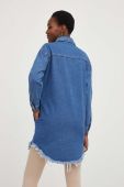 Джинсова сорочка Answear Lab жіноча relaxed класичний комір колір блакитний (3154838)