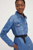 Джинсова сорочка Answear Lab жіноча relaxed класичний комір колір блакитний (3154838)