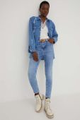 Джинсова сорочка Answear Lab жіноча regular класичний комір колір блакитний (3220647)