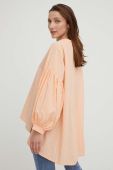 Бавовняна сорочка Answear Lab жіноча колір помаранчевий relaxed