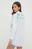 Бавовняна сорочка Answear Lab жіноча колір білий relaxed класичний комір (3249240)