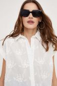 Бавовняна сорочка Answear Lab жіноча колір білий relaxed класичний комір (3370789)