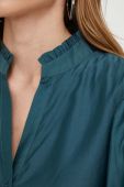 Сорочка Answear Lab жіноча колір зелений regular зі стійкою (3405229)