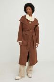 Пальто з вовною Answear Lab колір коричневий перехідне (2835234)