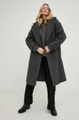 Пальто Answear Lab жіноче колір сірий перехідне oversize (2855677)