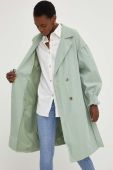 Пальто Answear Lab жіноче колір зелений перехідне oversize (3160704)