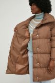 Куртка Answear Lab жіноча колір коричневий зимова oversize (2878421)
