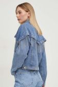 Джинсова куртка Answear Lab жіноча перехідна oversize колір блакитний (3118603)