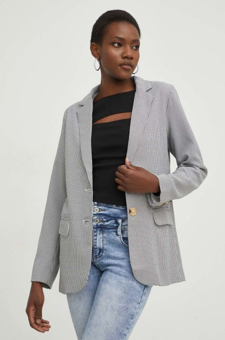 Піджак Answear Lab колір чорний однобортний візерунок (2949113)