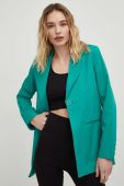 Піджак Answear Lab колір зелений однобортний однотонний (3125034)