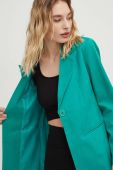 Піджак Answear Lab колір зелений однобортний однотонний (3125034)