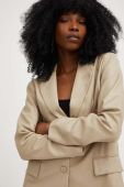 Піджак Answear Lab колір бежевий однобортний однотонний (3137726)