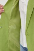 Піджак Answear Lab колір зелений однобортний однотонний (3145768)