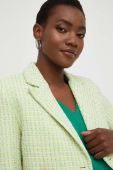 Піджак Answear Lab колір зелений двобортний візерунок (3273183)