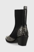Черевики Answear Lab X Лімітована колекція NO SHAME жіночі колір чорний каблук блок (2831063)