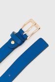 Шкіряний ремінь Answear Lab жіночий колір блакитний (3197613)