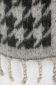 Шарф з шерстю Answear Lab колір сірий візерунок (2886153)