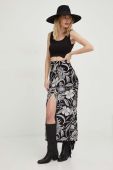 Спідниця Answear Lab колір чорний midi пряма (3125091)
