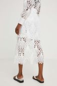 Спідниця Answear Lab колір білий maxi пряма