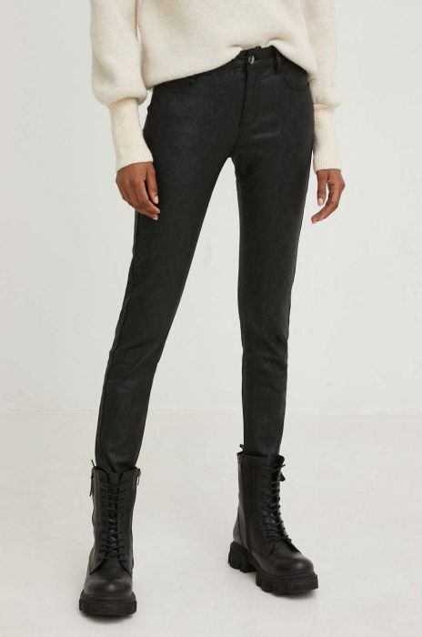 Штани Answear Lab жіночі середня посадка колір чорний
