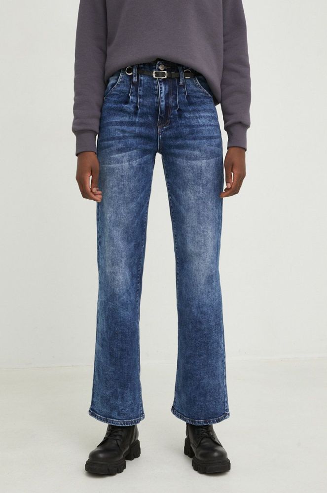 Джинси Answear Lab PREMIUM JEANS жіночі висока посадка колір блакитний (2953069)