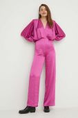 Комбінезон Answear Lab колір рожевий декольте трикутник (2805588)
