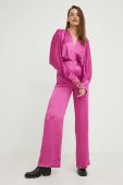 Комбінезон Answear Lab колір рожевий декольте трикутник (2805588)