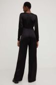 Комбінезон Answear Lab колір чорний декольте трикутник (3214953)