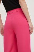 Штани Answear Lab жіночі колір рожевий широке висока посадка (3125106)
