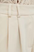Штани Answear Lab жіночі колір бежевий широке висока посадка (3186490)