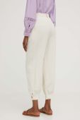 Штани Answear Lab жіночі колір білий широке висока посадка (3213099)