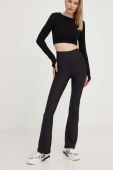 Штани Answear Lab жіночі колір чорний кльош висока посадка (3275917)