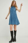 Сукня Answear Lab mini розкльошена колір блакитний (2930201)