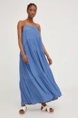 Сукня Answear Lab maxi розкльошена колір блакитний (3333707)