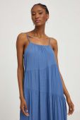 Сукня Answear Lab maxi розкльошена колір блакитний (3333707)