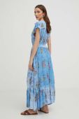 Сукня Answear Lab maxi розкльошена колір блакитний (3326979)